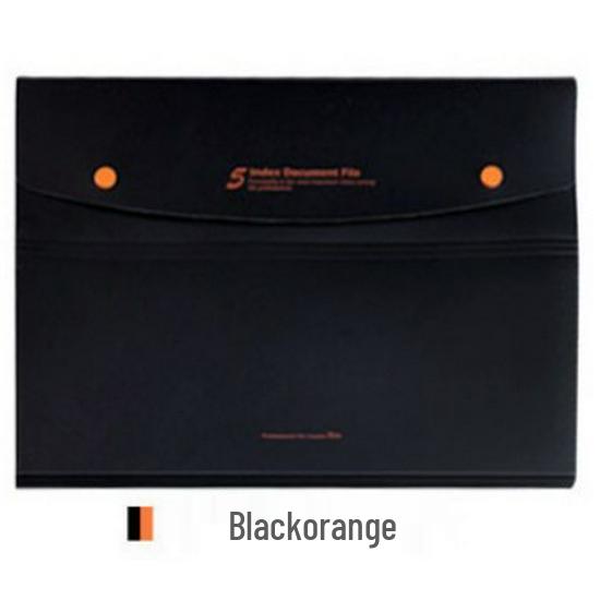 Большая папка-органайзер для документов и чеков на 5 отделений