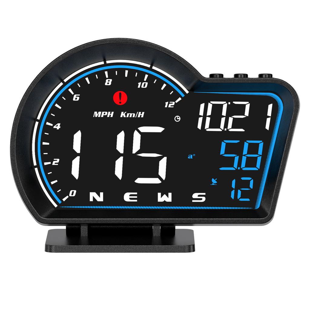 GPS HUD Head Up Display G16 Smart Digital Car System Speed Meter MPH KM/H Автоматический спидометр для всех электронных аксессуаров автомобиля
