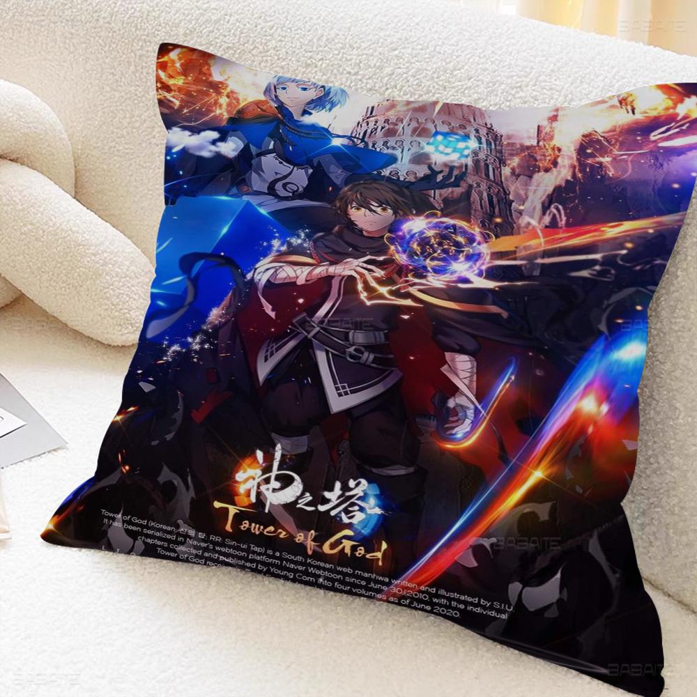 Игровые Подушки Т-Башня Игра Богов Мультяшные Декоративные Для Дивана Дома Двусторонние Короткий Плюш Милые Наволочки