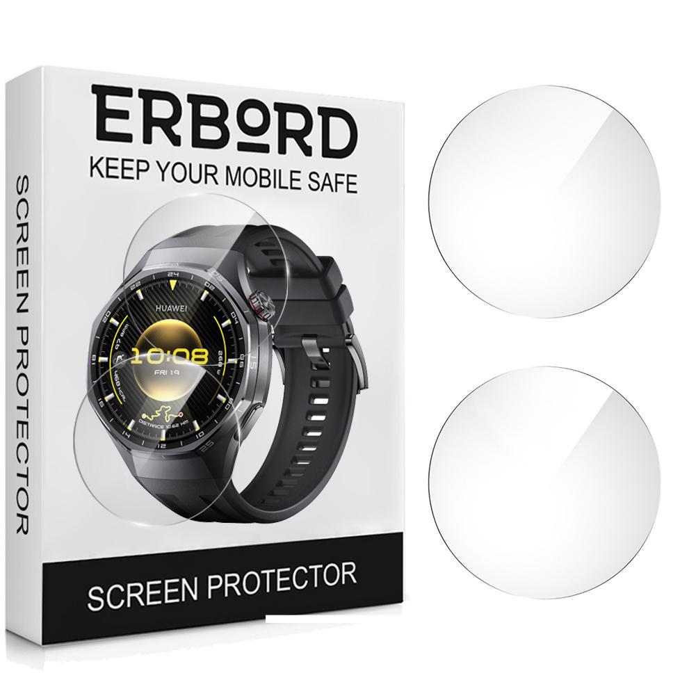 2x ERBORD Tempered Glass for Huawei Watch GT 6 Pro 46mm, Glass
