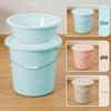 HANDUNYOU Durable Plastic Water Bucket Set with Lids