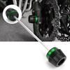 Для Kawasaki Z900 Z750 Z650 Z800 Z1000 Z900RS versys 650 ninja 650 1000 zx6r Мотоцикл Колесо Передняя Ось Вилка Защитные Слайдеры от Падения
