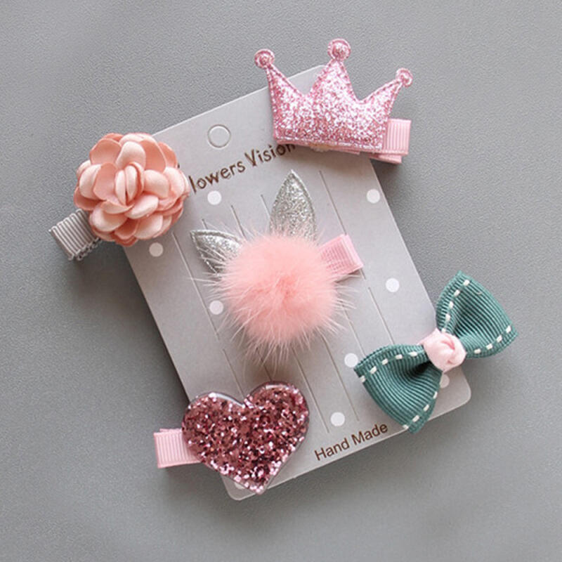 Заколка для волос Pretty Hairpin с изображением щенка, набор из 5 штук
