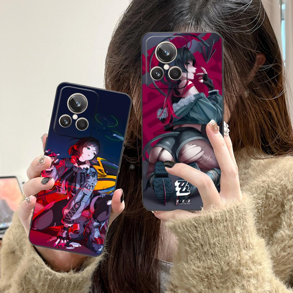Чехол для телефона Zenless Zone Zero Jane Doe для Realme 15 14 13 12 11 10 9 Pro Plus T i Lite 5G Цветной Печатный Чехол Роскошный Красивый