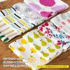 Bloom Gauze Face Set of Senshu No Fluorescent Made In Customizable Design Towels, 6, Gauze-Touch Towels, Thin, Quick-Drying, Lightweight, Dyes, Japan,