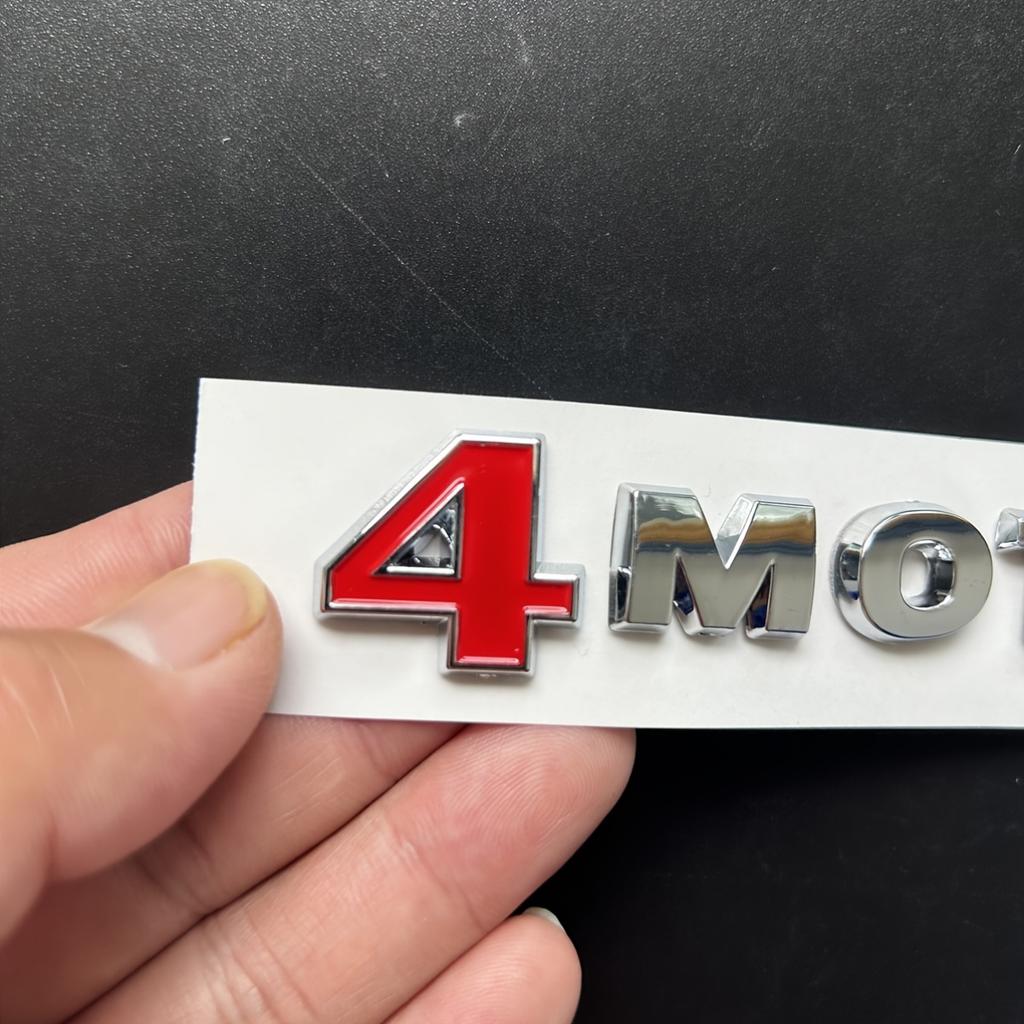 Логотип 4Motion Значок для автомобиля Эмблема для кузова/багажника автомобиля VW Наклейка для украшения