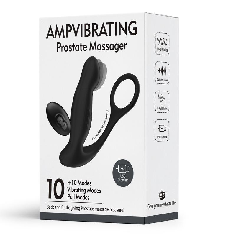 Wireless Wearable Snapback Prostate Massager Frequency Vibration Anal Plug Masturbator Adult Ware