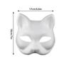 White Embryo Pulp Cat Mask, White Role-playing Anime Party Semi Costume, Mask