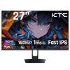 KTC 27 Inch Monitor WQHD Fast IPS 180Hz 1ms Gaming Monitor Low Blue Light Flicker Free FreeSync Compatible High Brightness PS5 Compatible HDMI X 2 DP