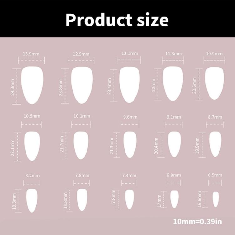 24 шт. накладные ногти миндалевидной формы с эффектом «кошачий глаз», короткие, акриловые, для вечеринок и торжеств.