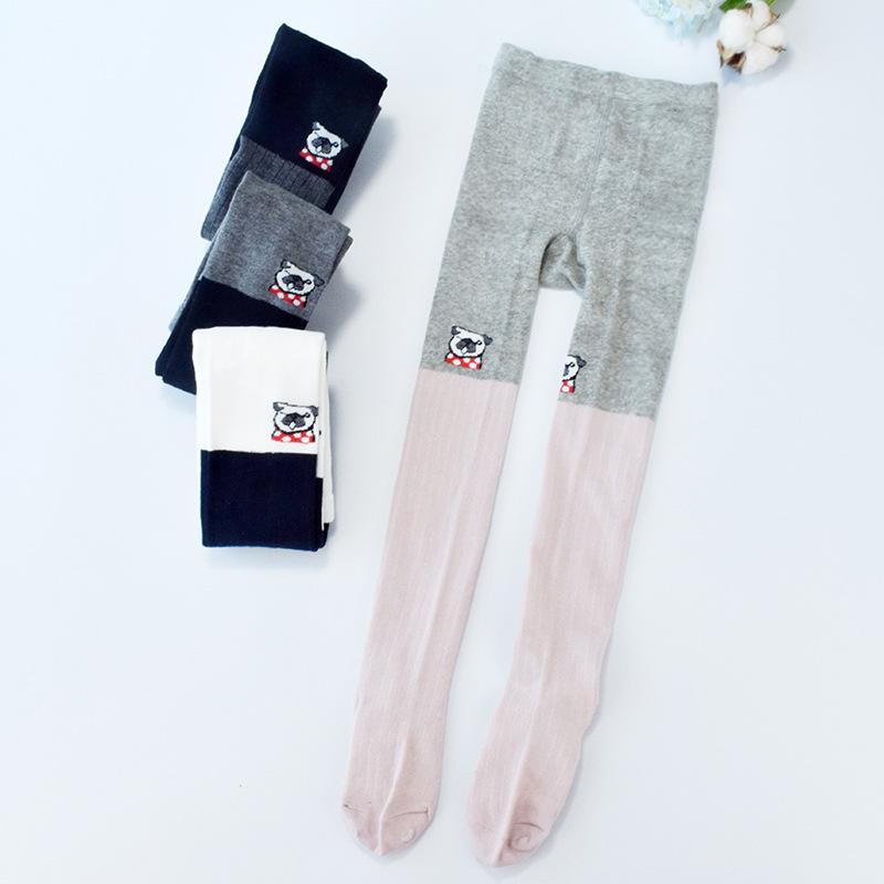 Spring Autumn Cute Baby Tights Kids Girls Knit Tights Cotton Dot Pantyhose For Toddler Children Stockings Infant Stuff