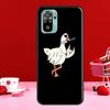 Чехол с мультяшным забавным гусям для Xiaomi Redmi Note 11 Pro Note 10 9 8 Pro 11S 9S 10S, чехол для Redmi 10 9 9A 9C 9T