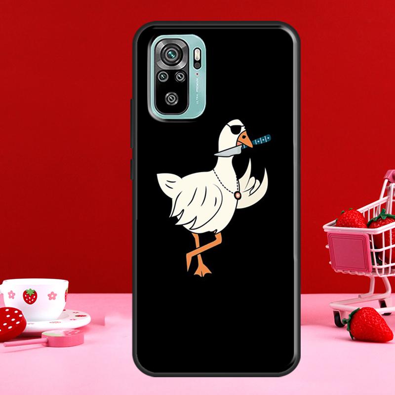 Чехол с мультяшным забавным гусям для Xiaomi Redmi Note 11 Pro Note 10 9 8 Pro 11S 9S 10S, чехол для Redmi 10 9 9A 9C 9T