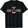 НОВЫЙ ОГРАНИЧЕННЫЙ Usaf Fire Usaf Fire Protection ВВС США Спасательная Футболка Мужская Женская Футболки Топ Топы Футболка