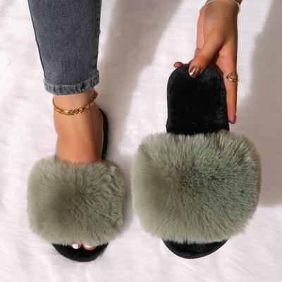 Женские тапочки осень-зима теплые домашние тапочки милый узор в виде сердца нескользящие мягкие удобные плюшевые тапочки слайдеры женские