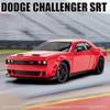 1:24 Dodge Challenger SRT Hellcat Alloy Muscle Car Model Die-cast Metal Sports Car Ornaments Vehicle Model Sound and Light Children's Toy Boy Gift