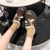 Модные меховые зимние ботильоны женские зимние туфли на платформе 2024 модные теплые короткие плюшевые туфли прогулочные замшевые хлопковые женские ботинки