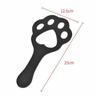 Black Dog Paw Spanking Paddle Pu Leather  Toy Impact Pet Play Fetish Paddles