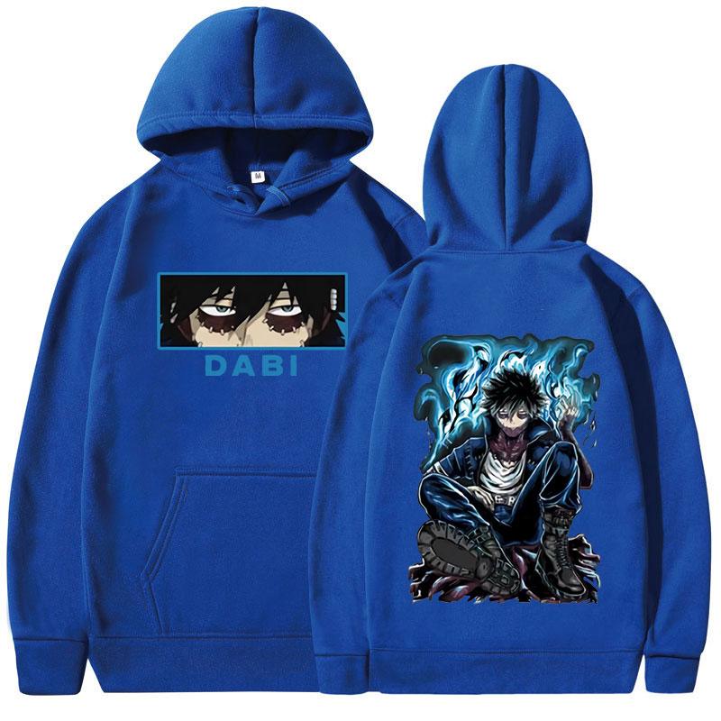 Толстовка с капюшоном «Мой герой Академии» в стиле аниме «Манга Тодороки Даби», толстовка с длинными рукавами и графикой, повседневные пуловеры большого размера, одежда унисекс