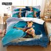 Комплект постельного белья Surfer Dog, комплект из 3 пододеяльников, мягкий, удобный, дышащий, для декора спальни и гостевой комнаты