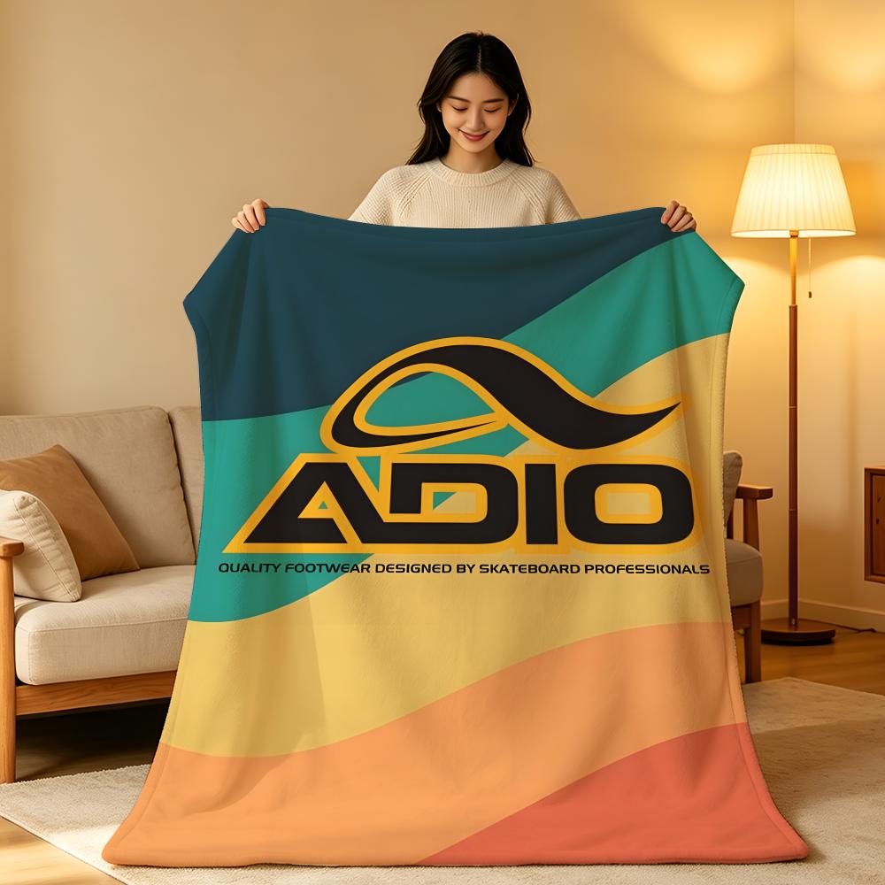 Бренд A-Adio F-Footwear Плед для броска из высокоплотного короткого плюша Мягкий, приятный для кожи, для дивана, для сна, в комнату с кондиционером