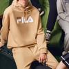 Fila Повседневное Свободное Простое Классическое Худи с Логотипом Унисекс Худи Хаки F51U238298FLK