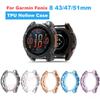 TPU Case For Garmin Fenix 8 43mm 47mm 51mm Protector Samrt Watch Strap Shell Fenix8 Cover Bumper Skin Shell Accessories
