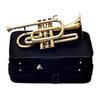 Musical Bb Brass Cornet with Free Hard Case and Mouthpiece Free Shipping