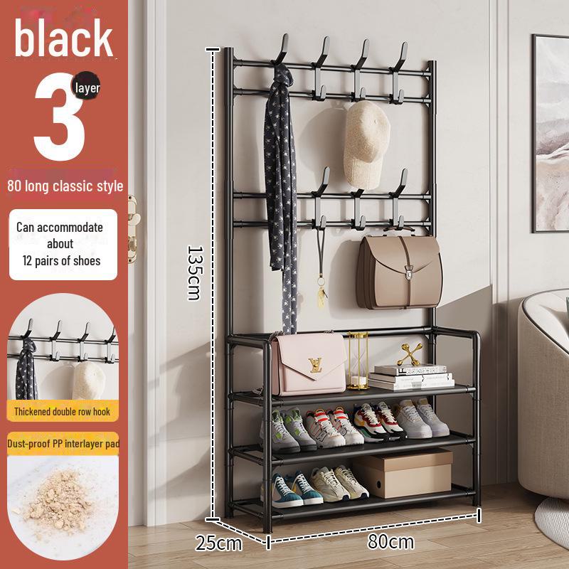 Shoe & Hat Rack: Multi-Layer, Space-Saving, Folding, Simple Dormitory Storage Solution