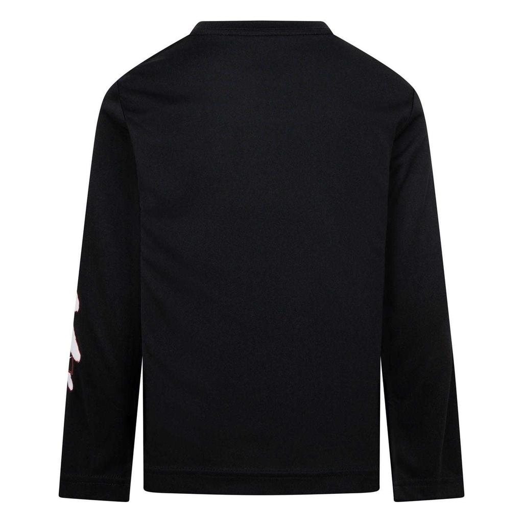 Nike Детская/Подростковая футболка с длинным рукавом с логотипом Scribble Dri-FIT