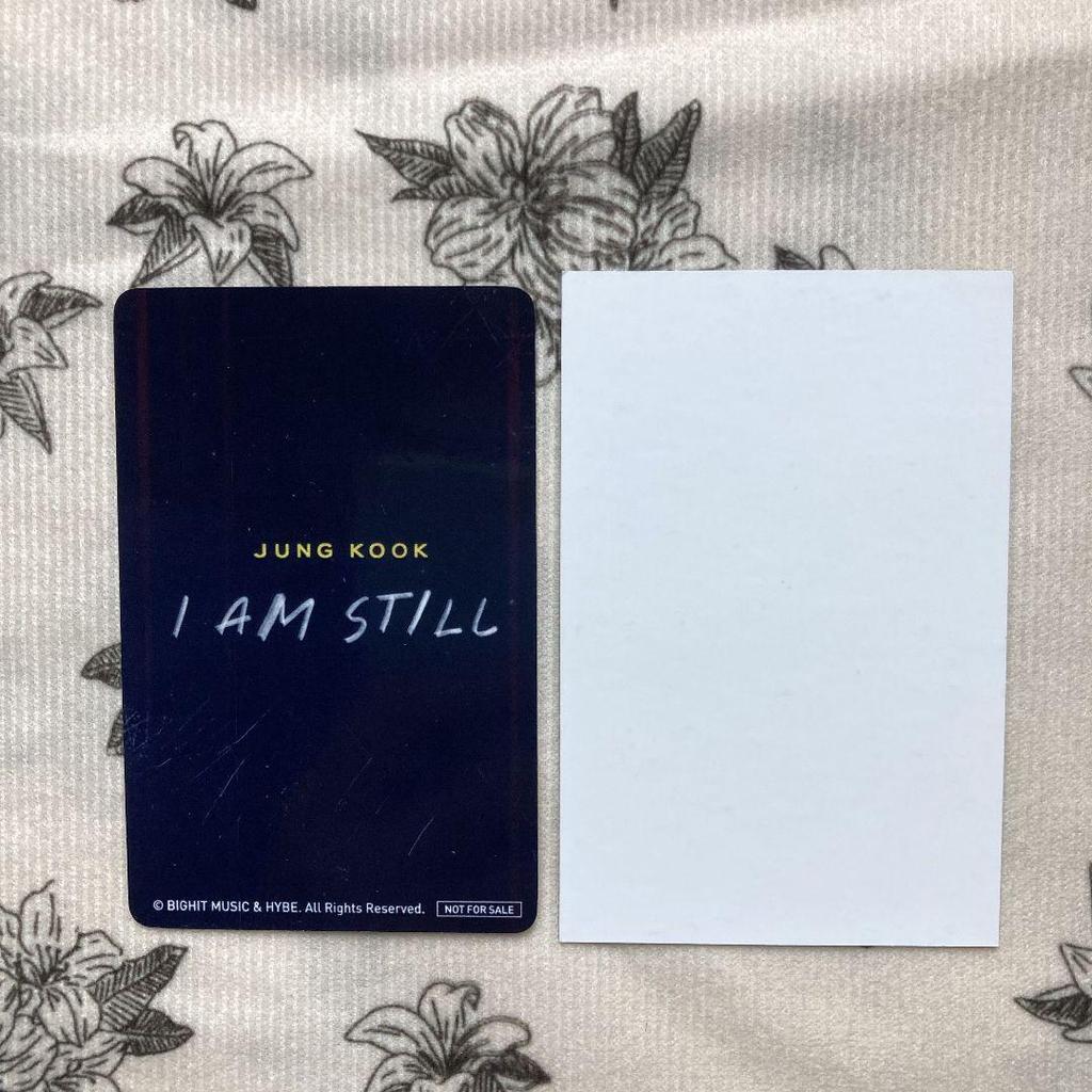 [Б/У] BTS IAMSTILL Чонгук Бонус при посещении фильма 4-я торговая карта