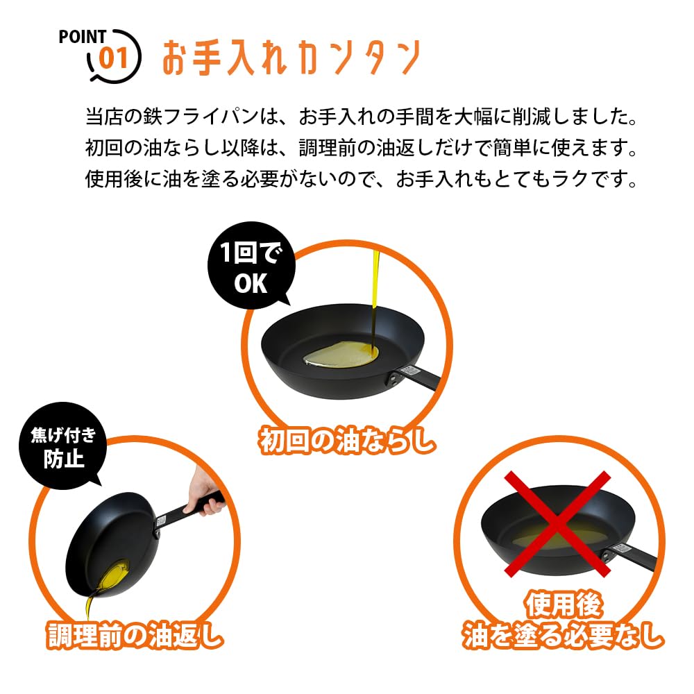 Сковорода чугунная Park Lane 24 см нитрированная подходит для газовой плиты, подходит для индукционной плиты K-10718