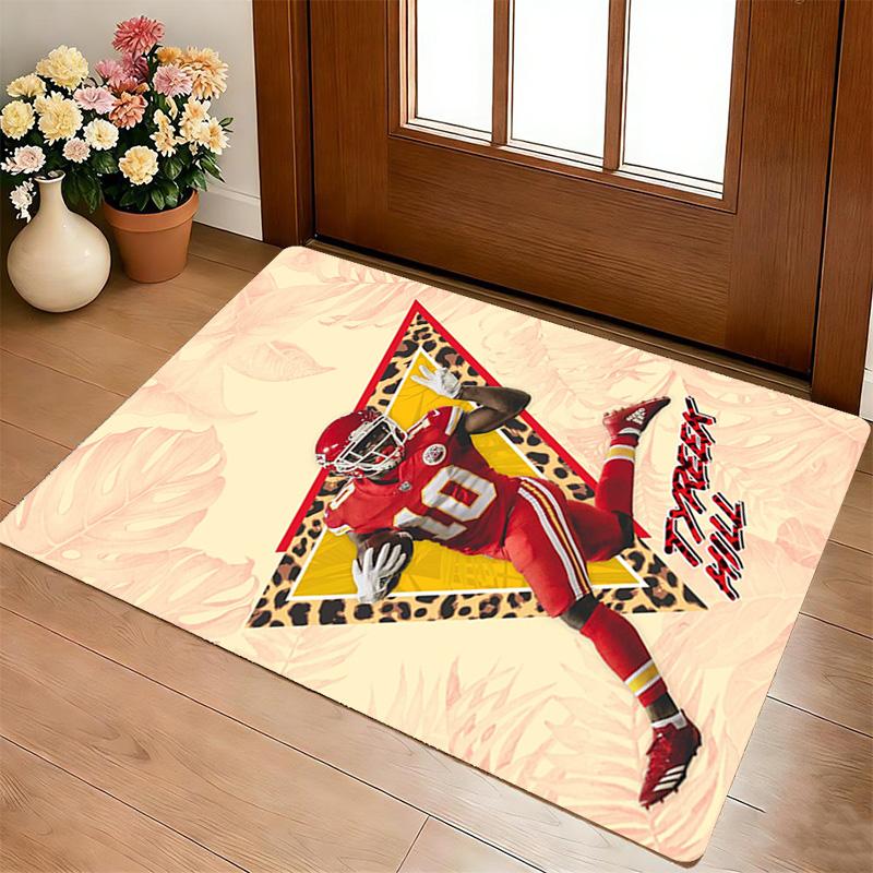 Football Player Living Room Nonslip Area Rug Soft Carpet For Bedroom Game Playroom Sofa Office Home Decor Doormat Christmas Gift C10223