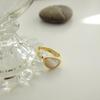 New Arrivals Open Run Women Mother Of Pearl Ring Free Size