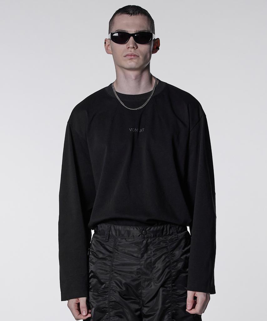 VONVAT Biker Incision Long Sleeve (Black)