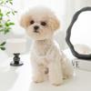 Simple Embroidery Spring and Summer Thin Breathable Small Dog Teddy Bear Two Feet Puppy Dog Sling Pet Dog Clothes
