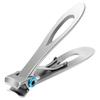 Stainless Steel Wide-Jaw Nail Clippers with Powder Die-Cast Finish for Manicure and Trimming