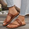 Сандалии женские повседневные тапочки на плоской подошве лето 2024 г. новые модные шлепанцы пляжные бохо туфли женские домашние тапочки