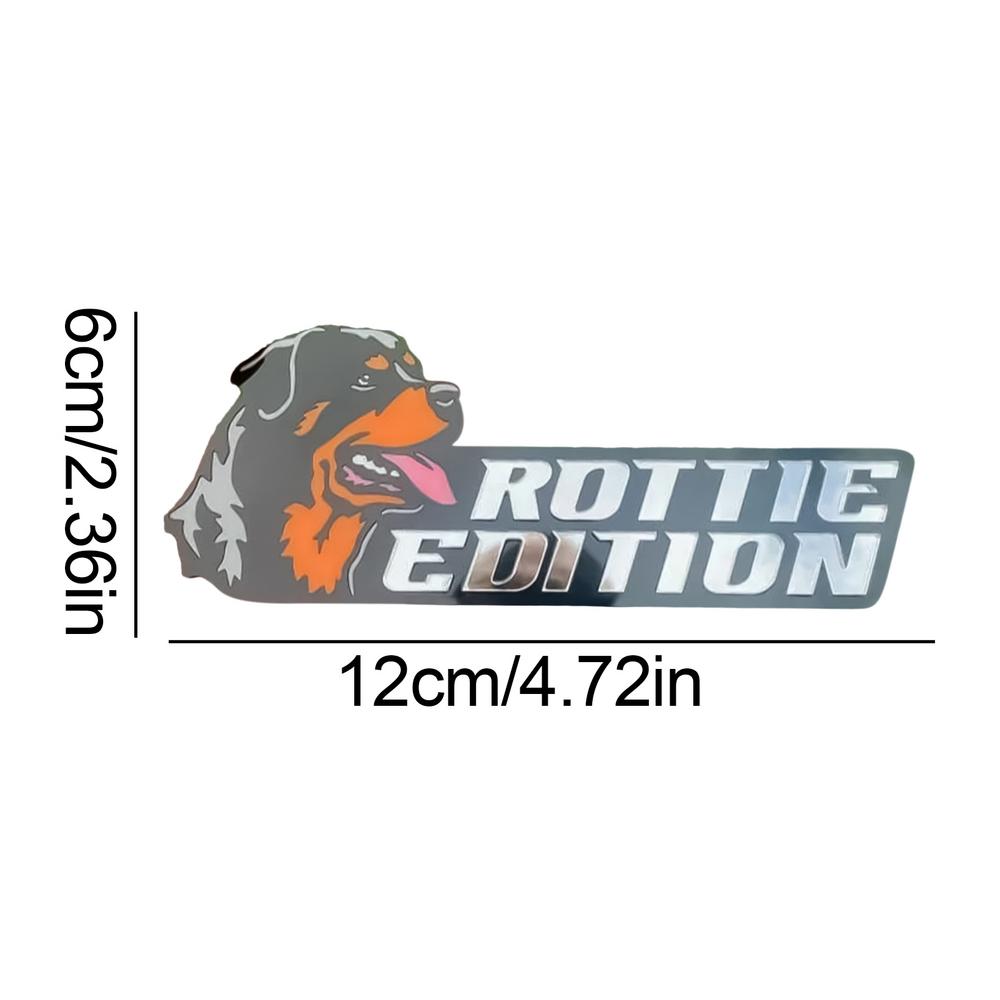Значок для автомобиля с изображением собаки, 3D-значок для собак, акриловый значок, наклейка для автомобиля, наклейки на бампер, забавный автомобильный значок для экстерьера автомобиля