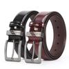 Youth Bright Leather Men's Casual Alloy Belt - Versatile & Simple Design