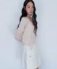 Auro Shirring Cargo Mini Skirt [ Cream ]