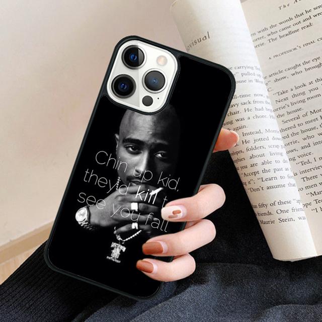 Чехол для телефона 2Pac Tupac Shakur Для iPhone 17 Air 16 15 14 plus 11 12 13 pro max coque Оболочка Fundas