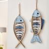 Средиземноморская рыба настенные украшения ручная резьба по дереву скульптура для гостиной спальни фермерских домов украшения дома