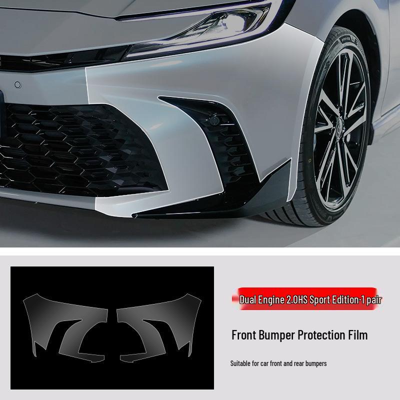 Toyota Camry Front & Rear Bumper TPU Protective Film - Transparent & Invisible, Fits 25 Models