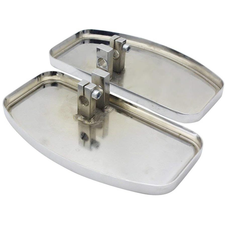 2x Black Adjustable Foot Pegs for Kawasaki Suzuki Yamaha