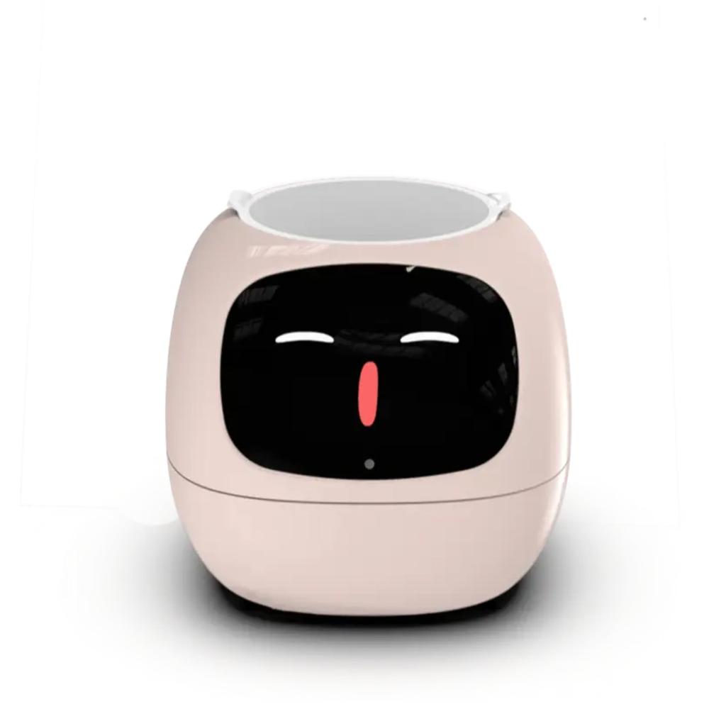 Pink Tuya Ivy Smart Planter,Endless Fun Over 49 Rich Expressions,7 Smart Sensors and AI Chips Make Raising Plants Easy and Fun