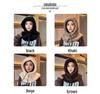 Korean Style Women's Furry Shawl Hat with Integrated Scarf and Ear Protection - Warm Autumn/Winter Plush Accessory