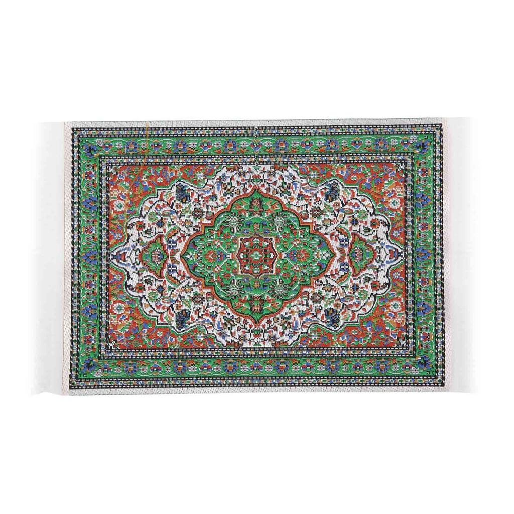 1:12 Dollhouse Miniature Carpet Exquisite Elegant Rug Doll House Living Room Decoration#2