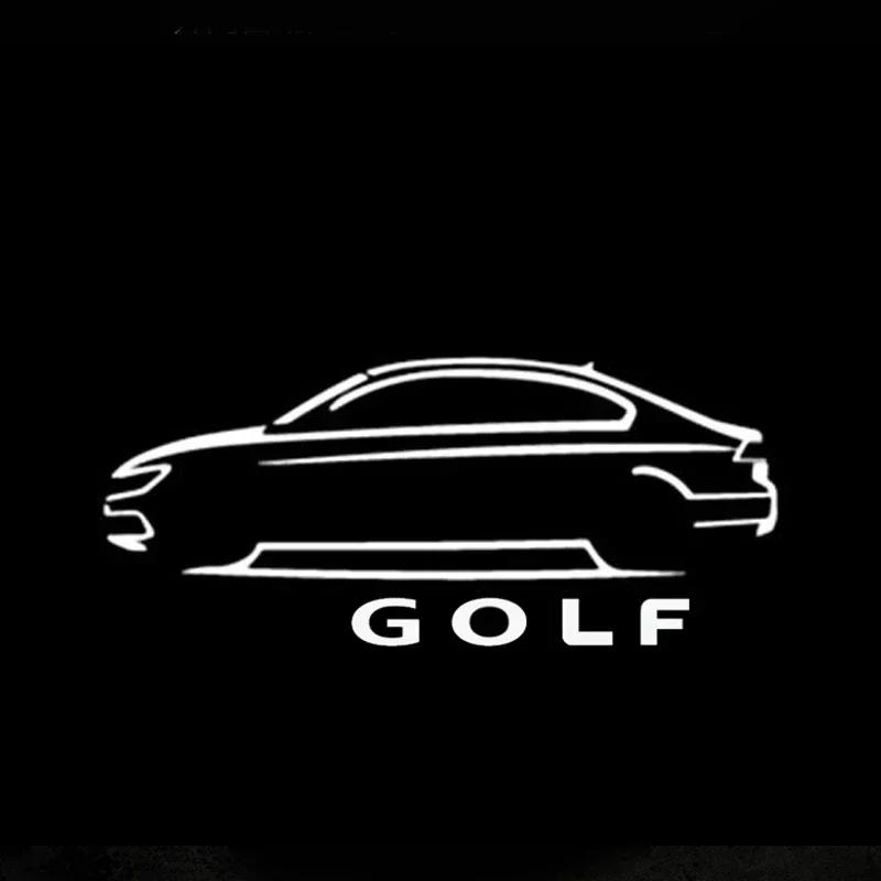 2026 New For VW VOLKSWAGEN 2Pc LED Car Door Welcome Lights Logo Courtesy Projector Ghost Shadow Lamp for VOLKSWAGEN VW GOLF 6 7