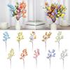 Easter Flower Skewers Flower Arrangement Spotted Eggs Artificial Flowers Branch Colorful Decoration for Celebrations